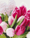Картина за номерами «Тюльпани з любов'ю» 40х50см