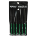 Набор прецизионных игольчатых напильников TOPTUL L160мм 6ед. GNBA0601