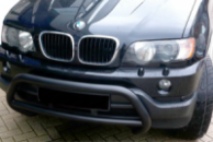 Кенгурятник WT015 Black (нерж) для BMW X5 E53 1999-2006 гг