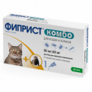 KRKA Фиприст Комбо от клещей и усиленным действием против блох для кошек