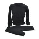 Комплект термобілизни (штани+ футболка з довгим рукавом), розмір L, Black