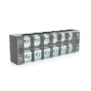Клеммная колодка 6-разрядная TB-4506 45A/600V, сечение провода 0,5-4,0 мм2, 20 шт в упаковке, цена за штуку