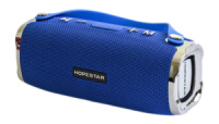 Потужна портативна колонка Bluetooth Hopestar H24 USB FM 10Вт Blue