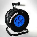 Якісний подовжувач на котушці для саду з термозахистом 2х1,5 50 м «СВІТЛОПРИЛАД»