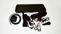 E05 Зеркало регистратор, 10« сенсор, 2 камеры, GPS навигатор, WiFi, 16Gb, Android, 3G