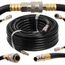 Шланг для пневмоинструмента 20м 10x17мм (20 атм) резиновый армированный AIRKRAFT AHC-10-H