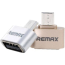 Переходник RA-OTG USB(F) to microUSB(M) Silver Remax 340901