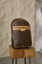 Рюкзак Louis Vuitton шкіряний коричневий