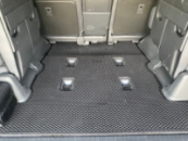 Коврик багажника 2 шт (EVA, 7 мест, черный) для Lexus LX570 / 450d