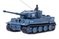 Танк на радиоуправлении 1:72 GWT Tiger 2117 серый