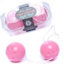 Кульки вагінальні «Duo balls Light Pink» від Boss, колір ніжно рожевий