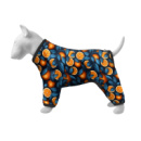 Вітровка для собак WAUDOG Clothes, малюнок «Апельсини», M35, В 59-62 см, С 37-40 см