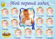 Плакат «Мой первый годик»