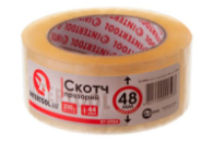 Скотч Intertool 48 мм х 200 м х 52 мкм прозрачный (KT-0904) (3 шт.)