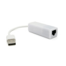 Контроллер USB 2.0 to Ethernet - Сетевой адаптер 10/100Mbps с проводом, White, Blister Q500