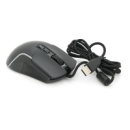 Мышь проводная JEDEL GM109, 7 кнопок, 800/1600/2400/4800/6000/12400DPI, кабель 1,35 м. RGB подсветка. Black. Box