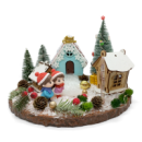 Різдвяна композиція «Санта у зимовому містечку»