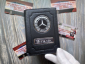 Обкладинка для автодокументів Mercedes, Обкладинка з номером авто Мерседес