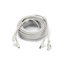 Патчкорд комбинированный по витой паре RJ-45+DC 10m, серый, Q60