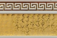 декор лента «Греция» 55 мм Цвет Золото на белом