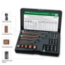 Набор экстракторов, сверл и направляющих для извлечения сломанных резьбовых винтов 25ед. TOPTUL JGEW2501