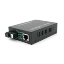 Медиаконвертер FOXGATE EC-Q-1G-1SM-1310nm, 1310 WDM, 1x10/100/1000 Base-Tx, одноволоконный Full/Half duplex , SC 20km (0 +70°C), + блок питания 5V 1A