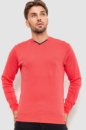 Пуловер чоловічий, колір кораловий, 235R22296