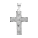 Серебряный крестик CatalogSilver с фианитами (2136446)