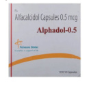 Альфакальцидол 0.5мкг(Альфа д3)Альфадиол( 100 таблеток).