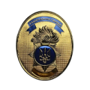 Жетон НГУ із поліуретану на липучці з можливістю нанесення номера