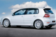 Боковые пороги DPT (для GTI, под покраску) для Volkswagen Golf 5 2003-2009 гг