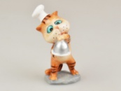 Фігурка декоративна «Кіт - кухар» 10 см
