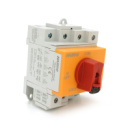 Поворотный выключатель c фиксатором, YRO YRDS1DB/N32/4, под DIN рейку, 1000V, 32A, 4P, Grey/Orange