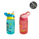 Бутылка для воды с трубочкой Baby Bottle LB400 500ml 2шт./уп. Синяя и Красная бутылочка для воды детская (ST)