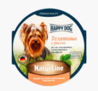Вологий корм Happy Dog Happy Schale NaturLine KalbReis для собак у вигляді паштету з телятиною і рисом, 85 г,