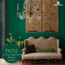 Емаль акрилова шовковисто-матова VELUX, 0,75 л, EV252 Живий малахіт