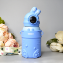 Дитячий термос із датчиком температури «Зайчик» 500 ml Блакитний