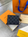 Бумажник серый Louis Vuitton Damier Graphite k311