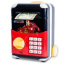 Дитяча електронна скарбничка сейф валіза NBZ Cartoon Bank з кодовим замком Iron Man