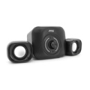 Колонки 2.1 JEDEL S-560P USB+3.5mm, 2x3W+5W, 150Hz-20KHz, с LED подсветкой, Black, BOX