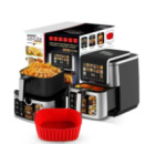 Фритюрниця 13 л з двома тенами 4200 Вт Zepline ZP-00339 на 14 програм зі знімним ковшиком та силіконовою формою