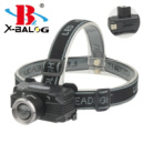 Ліхтарик налобний X-Balong BL-W8825 акумуляторний,XPE+2 LED.5режимів,zoom