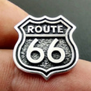 ​Значок «ROUTE 66 (Траса 66)» (срібло)