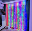 Гирлянда электрическая водопад мультицвет 3х2м 320LED