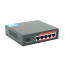 4- портовый гигабитный управляемый PoE коммутатор YOSO YO204-52 с 4 портами POE 1000Мбит + 1 UP-Link 1000Мбит +1 SFP,  52V/52W. APP-Amitres