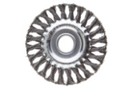 Щетка дисковая Intertool 125 мм плетеная (BT-7125)