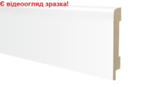Плінтус МДФ ОМіС Білий silk matt пвх 80 x 10 х 2200 мм