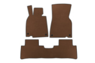 Коврики EVA (Коричневые) для Mercedes EQE