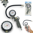 Пистолет для подкачки шин с манометром 12 бар AIRKRAFT STG-05