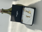 Сумка Saint Laurent College Medium - Premium білий золото